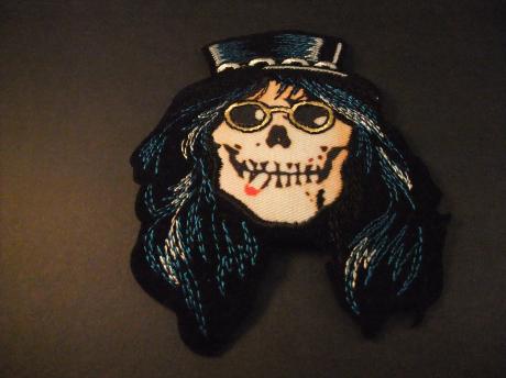 Slash leadgitarist van Guns N' Roses ( uit de tijd van het album Appetite for Destruction )